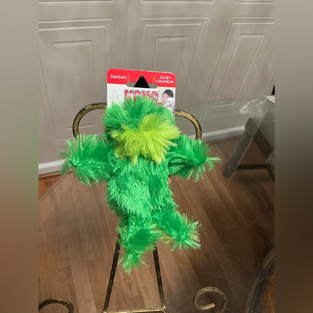 KONG Dr. Noyz Dog Plush Toy Removable Squeaker No Stuffing * 5.5”